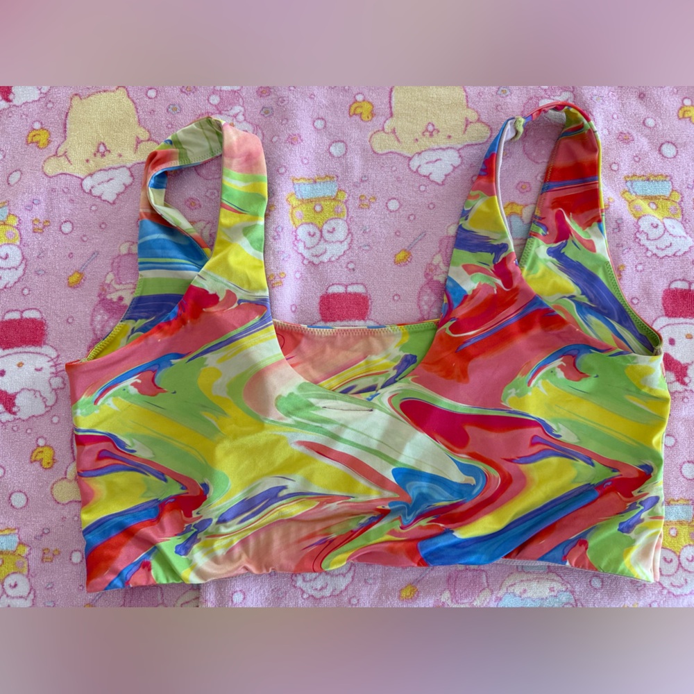 Yitty Fabletics “Cuz I Love You” Shaping Midi Bralette - Picture 4 of 6